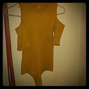 One piece body suit top